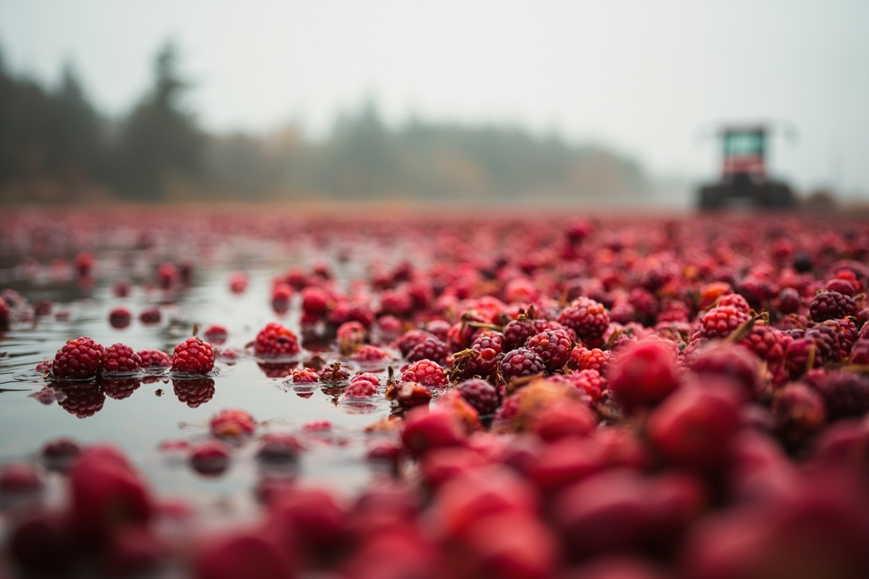 Cranberry Harvest and the End of the Growing Year in Pitt Meadows BC