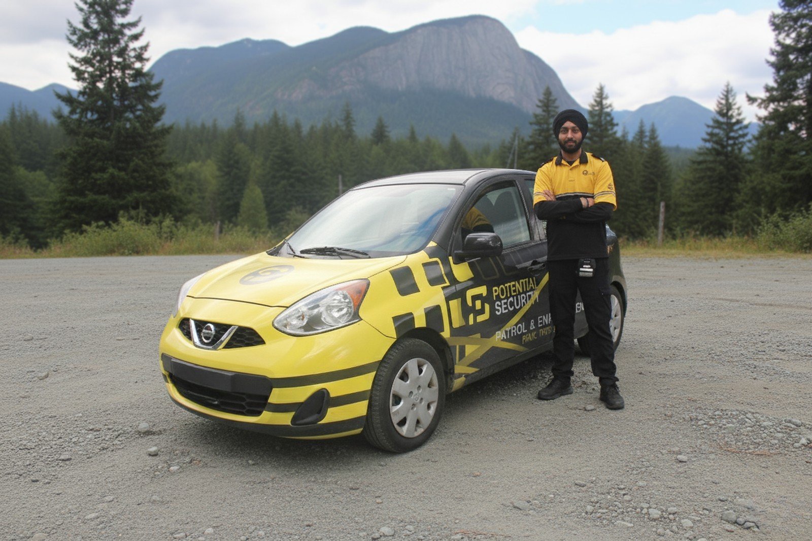 Potential security vehicle with officer loss prevention