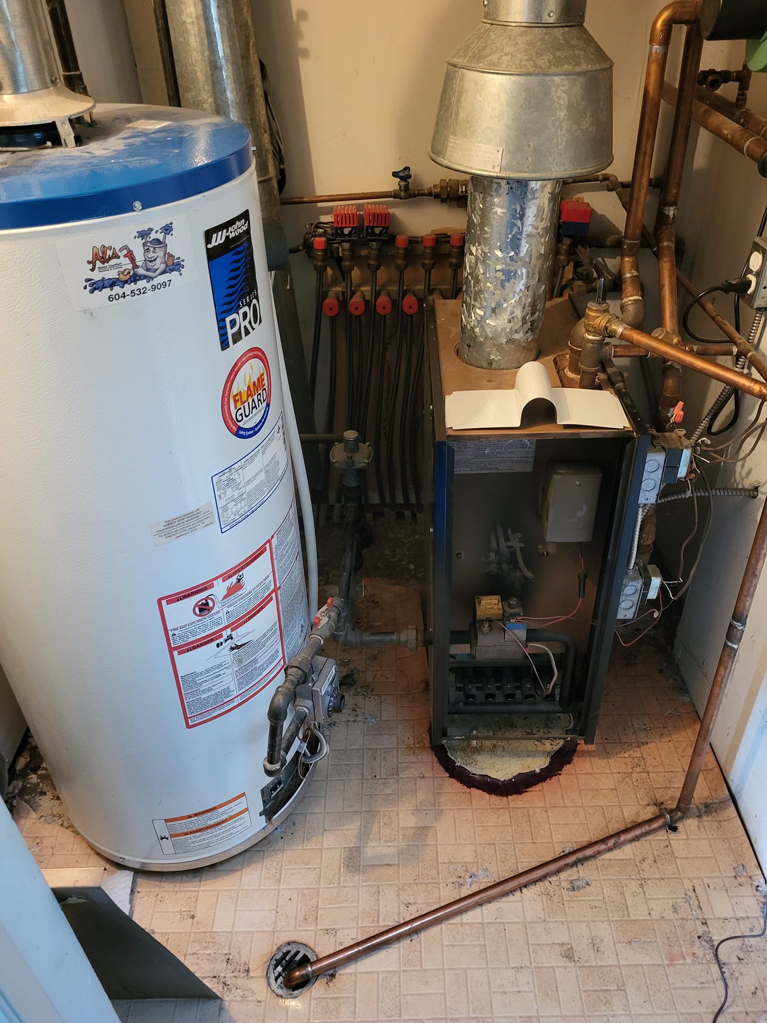 Before Tankless Water Heater